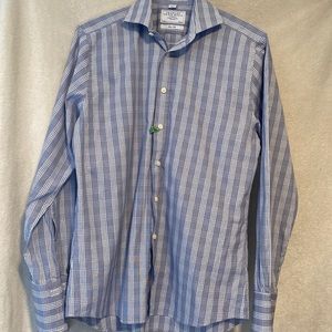 Charles Tyrwhitt plaid buttons down long sleeves shirt almost new shirt